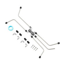Coolant Crossover Steam Vent Kit LS Stainless Steel Black EVIL ENERGY Complete picture