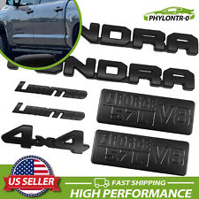 7PCS BLACKOUT EMBLEMS OVERLAY KIT Fit For 2014-2021 TUNDRA LIMITED 5.7L V8 4x4 picture