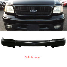 Black Steel Front Bumper Face Bar For Ford F150 1999-2003 Expedition 1999-2002 picture
