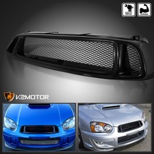 Fits 2004-2005 Impreza WRX STI Black Mesh Style Front Hood Grille Assembly 1PC picture