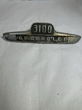 Vintage Chevrolet 3100 Emblem Logo Auto Truck Car Badge Mancave Shop Garage picture