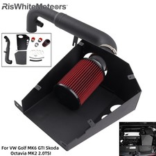 Cold Air Intake System Filter Kit For VW Golf MK6 GTI Skoda Octavia MK2 2.0TSI picture