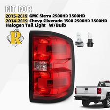 For 2014-19 Chevy Silverado & Sierra 1500 25/3500 Halogen Taillight W/Bulb Right picture