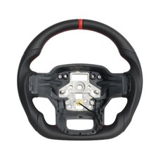 Full Leather Sport Steering Wheel For Ford F150 2021-2026 with Heated Manual picture