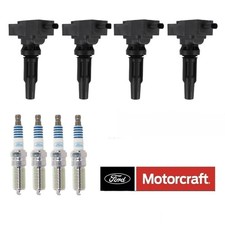 4 For 2019-2023 Ford Edge 2.0L L4 Ignition Coil & MOTORCRAFT Spark Plug UF855 picture