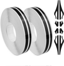 2X 32Feet Vinyl Pinstriping Pin Stripe Double Line Car Tape Decal Sticker 1/6