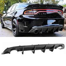 Rear Diffuser for 2015-2024 Dodge Charger Carbon Fiber OE Style Rear Bumper Lip picture
