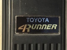 Two Toyota 4runner 84 85 86 87 88 Pillar Vent Emblem Badge Overlay  2pc Sticker picture