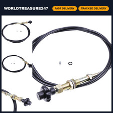 10FT Heavy Duty Vernier Locking Throttle Cable for Truck, Durable & Reliable Per picture