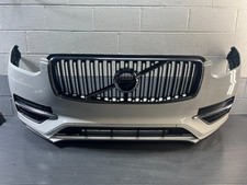 2016-2019 Volvo XC90 II T5 Bumper W/ Grille Assembly Front White 614 OEM *NOTE* picture