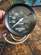AUTOMETER 100-280 Water Temperature Gauge 2313 Capillary Line 68”  2-5/8”Working picture