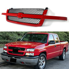 New Victory Red Grille Black Mesh Grill For 2003-2007 Chevrolet Silverado 1500 picture