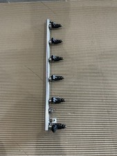 01-08 BMW E46 M3 Z3M Z4M S54 Fuel Rail w/ Injectors OEM Used 13537830974 picture