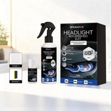 Automotive Headlight Restoration Kit for Oxidized, Hazy & Yellowed Lens Repair picture