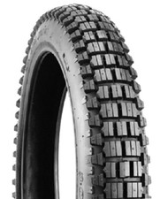 Duro HF307 Trials Tread 3.00-19 4 Ply Motorcycle Tire - 25-30719-300B-TT picture
