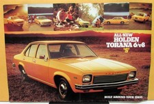 1974 Holden Dealer Sales Sheet Large Foreign Original GM Torana 6/v8 S picture