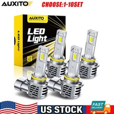 AUXITO 9005 + 9006 LED Headlight Kit Combo 4 Bulbs High Low Beam White 4-40X picture