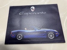 🔥2000 Panoz Esperante 🏁 Dealer Showroom Sales Brochure Catalog Guide Booklet picture