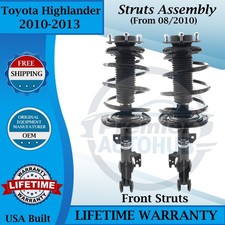 KYB Genuine OEM Front Struts For 2010-2013 Toyota Highlander Lifetime Warranty picture