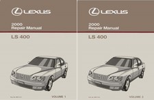 2000 Lexus LS 400 Factory Shop Service Manual picture