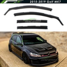 For 2015-2019 Golf 7 MK7 In-Channel Rain Guards Window Visors Wind Deflectors picture