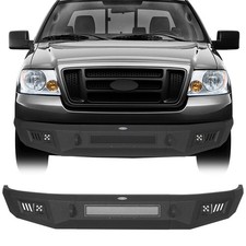 Fit 2004-2008 Ford F150 Full Width Steel Front Bumper Reinforcement w/ LED Light picture