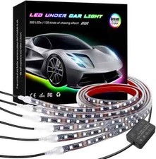 KORJO Car Underglow Lights, 6 Pcs Bluetooth Led Strip Lights with Dream Color picture