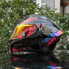 DOT-Approved Modular Racing Full-Face Motorcycle Helmet with Dual Visors picture