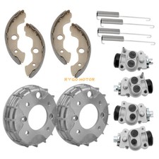Front Brake Drum Wheel Cylinder Shoe Kit for Honda Rancher 350 4x4 TRX350 FE/FM picture