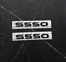 (2pk) S550 Vinyl Decal 2 Pack | 4x.5” Black | Fits 15’-23’ Mustang | Car Decal picture