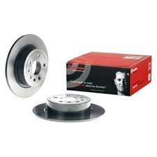 For Saab 9-5 1999-2009 Brembo 08.8305.11 UV Coated Plain Solid Rear Brake Rotor picture