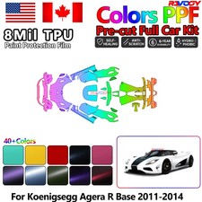 Color Precut PPF Paint Protection Film For Koenigsegg Agera R Base 2011-2014 picture