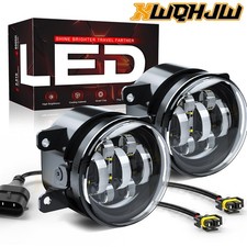 Pair LED Driving Fog Light Lamp Front Bumper Light Driver &  Passenger Side picture