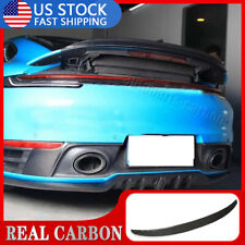 For Porsche 911 992 Carrera 4 S 4S 19UP Dry Carbon Fiber Rear Trunk Spoiler Wing picture