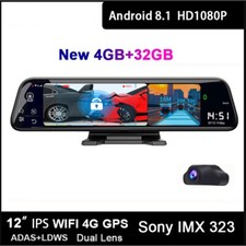 4G Android 8.1 Dashboard car DVR Video Recorder GPS Navigation wifi Dash camera  picture