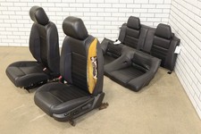 2010-14 Ford Mustang GT CS Coupe Leather Seat Set Charcoal picture