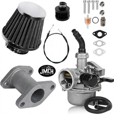 Stage 2 PZ19 Carburetor Manifold Kit for FRP GMB100 Massimo MB100 79cc Mini Bike picture