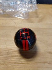 2010 - 2019 FORD MUSTANG SHELBY GT500 6 SPEED SHIFTER SHIFT KNOB BLACK w RED picture