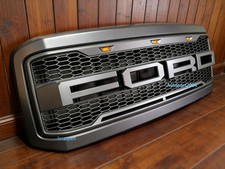 Mesh Grille For Ford 2005 06 2007 F250 F350 450 Grill Super Duty Grille w/Letter picture