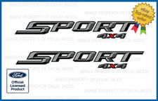 (2x) 2015 - 2024 Ford F150 SPORT 4x4 side graphic decal XLT gray sticker FH1B3 picture