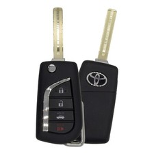 Orginal OEM Factory Toyota 2020-25 Corolla Flip Key Keyless Remote Fob HYQ12BFB picture
