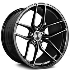 SF03 Stance Wheels 18x8.5/18x9.5 Gloss Black Tinted Machined Rims (4pcs) C3 picture