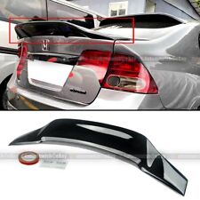 For 06-11 Civic 4DR Sedan Glossy Black RS Style Highkick Trunk Wing Spoiler picture