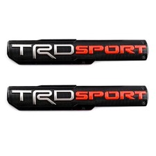 2PCS 3D Raised Car Door Fender Side Emblem Fit For Tacoma TRD Sport Stickers picture