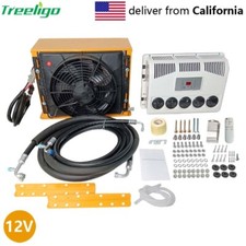 12V Electric Air Conditioner Kit Truck Excavator AC Unit For Engineering Vehicle picture