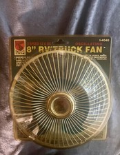 8” VINTAGE VENTILATING FAN - RV/TRUCK AUTO-OSCILLATING-LIGHTERSOCKET POWERED MVP picture