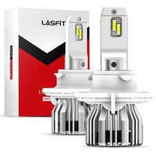 2x LASFIT LED Bulbs H13 9008 Headlight High Low Beam Super White 6000K LCplus picture