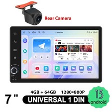 HD JOYING Android 13 7 inch Single Din Car Stereo with Navigation Volume Knob  picture