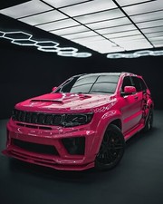 JEEP GRAND CHEROKEE 14-23 SRT OR  TRACKHAWK FRONT BUMPER WITH LIP+GRILL NEW    picture