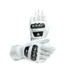Dainese druid 3 white leather gloves motorcycle gloves picture